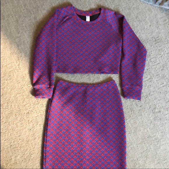 American Apparel Other - Long sleeve crop & skirt set American Apparel Other - Long sleeve crop & skirt set